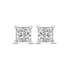 Thumbnail Image 2 of Previously Owned Diamond Solitaire Earrings 1-1/2 ct tw Princess-cut 14K White Gold