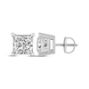 Thumbnail Image 3 of Previously Owned Diamond Solitaire Earrings 1-1/2 ct tw Princess-cut 14K White Gold