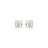 Thumbnail Image 2 of Previously Owned Certified Round-Cut Diamond Solitaire Stud Earrings 1/2 ct tw 14K Yellow Gold (I/I1)