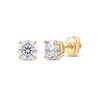Thumbnail Image 1 of Previously Owned KAY Lab-Grown Diamonds Round-Cut Solitaire Stud Earrings 1-1/2 ct tw 14K Yellow Gold (F/VS2)