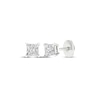 Thumbnail Image 1 of Previously Owned KAY Lab-Grown Diamonds Princess-Cut Solitaire Stud Earrings 1/2 ct tw 14K White Gold (F/SI2)