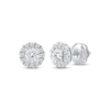 Thumbnail Image 1 of Previously Owned KAY Lab-Grown Diamonds Halo Stud Earrings 1/2 ct tw 14K White Gold (F/SI2)