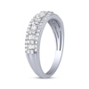 Thumbnail Image 2 of Previously Owned Baguette & Round-Cut Diamond Anniversary Ring 1/2 ct tw 14K White Gold