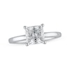 Thumbnail Image 1 of Previously Owned Lab-Grown Diamonds Princess-Cut Solitaire Engagement Ring 1-1/2 ct tw 14K White Gold (F/SI2)