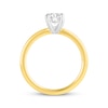 Thumbnail Image 3 of Previously Owned Lab-Grown Diamonds Oval-Cut Solitaire Engagement Ring 1 ct tw 14K Yellow Gold (F/VS2)