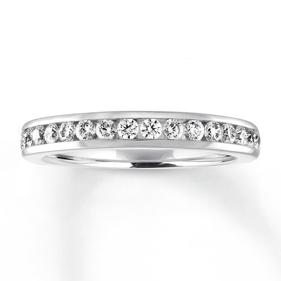 Previously Owned Diamond Wedding Band 1/2 ct tw 14K White Gold