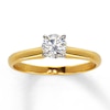 Thumbnail Image 1 of Previously Owned Diamond Solitaire Ring 1/2ct tw 14K Yellow Gold