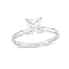 Thumbnail Image 1 of Previously Owned Diamond Solitaire Ring 1 Carat Princess-Cut 14K White Gold (I/I2)