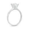 Thumbnail Image 3 of Previously Owned Diamond Solitaire Ring 1 Carat Princess-Cut 14K White Gold (I/I2)