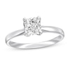 Thumbnail Image 1 of Previously Owned Certified Diamond Solitaire 1 Carat Cushion-cut 14K White Gold (I/I1)