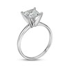 Thumbnail Image 2 of Previously Owned Certified Diamond Ring 1-1/2 carats Princess-cut 14K White Gold (I/I2)