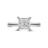 Thumbnail Image 3 of Previously Owned Certified Diamond Ring 1-1/2 carats Princess-cut 14K White Gold (I/I2)