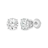 Thumbnail Image 1 of Previously Owned Diamond Solitaire Earrings 1 ct tw Round-cut 14K White Gold