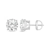 Thumbnail Image 3 of Previously Owned Diamond Solitaire Earrings 1 ct tw Round-cut 14K White Gold