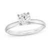 Thumbnail Image 1 of Previously Owned Certified Diamond Round-cut Ring 1 carat 14K White Gold (I/I1)