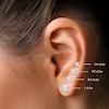Thumbnail Image 4 of Previously Owned Diamond Solitaire Earrings 3/4 ct tw Round-Cut 14K White Gold (J/I3)