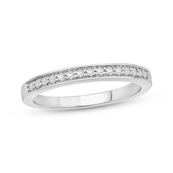Previously Owned Diamond Wedding Band 1/6 ct tw 10K White Gold