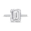Thumbnail Image 3 of Previously Owned Lab-Grown Diamonds Emerald-Cut Engagement Ring 4-1/3 ct tw 14K White Gold