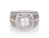Thumbnail Image 1 of Previously Owned Multi-Diamond Halo Bridal Set 1-3/4 ct tw 10K Two-Tone Gold Size 6.5