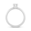 Thumbnail Image 3 of Previously Owned Lab-Grown Diamonds Oval-Cut Solitaire Engagement Ring 3/4 ct tw 14K White Gold (F/SI2)
