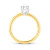 Thumbnail Image 3 of Previously Owned Lab-Grown Diamonds Oval-Cut Solitaire Engagement Ring 1 ct tw 14K Yellow Gold (F/SI2)