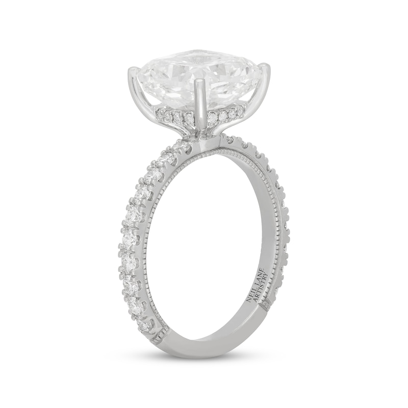 Main Image 2 of Previously Owned Neil Lane Artistry Cushion-Cut Lab-Grown Diamond Engagement Ring 5-5/8 ct tw 14K White Gold