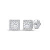 Thumbnail Image 1 of Previously Owned KAY Lab-Grown Diamonds Princess-Cut Stud Earrings 1/2 ct tw 14K White Gold (F/SI2)