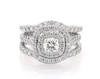 Thumbnail Image 1 of Previously Owned Neil Lane Round-Cut Diamond Double Halo Bridal Set 2 ct tw 14K White Gold Size 5.75
