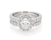 Thumbnail Image 1 of Previously Owned Neil Lane Oval-Cut Diamond Halo Bridal Set 2 ct tw 14K White Gold Size 4.75