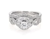 Thumbnail Image 1 of Previously Owned Neil Lane Round-Cut Diamond Halo Bridal Set 1-1/6 ct tw 14K White Gold Size 6.75