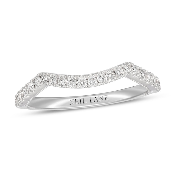 Previously Owned Neil Lane Diamond Wedding Band 1/3 ct tw Round 14K White Gold