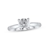 Thumbnail Image 1 of Previously Owned Lab-Grown Diamonds Solitaire Ring 1-1/2 ct tw Round-cut 14K White Gold (F/VS2)