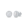 Thumbnail Image 1 of Previously Owned KAY Lab-Grown Diamonds Halo Stud Earrings 1 ct tw 14K White Gold (F/SI2)