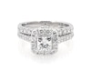 Thumbnail Image 1 of Previously Owned Neil Lane Princess-Cut Diamond Halo Bridal Set 2-5/8 ct tw 14K White Gold Size 8.25