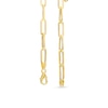 Thumbnail Image 2 of Previously Owned Paperclip Necklace Hollow 10K Yellow Gold 18"
