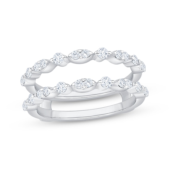 Previously Owned Diamond Enhancer Ring 1/2 ct tw 14K White Gold