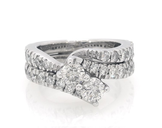 Previously Owned Ever Us Round-Cut Diamond Bridal Set 2 ct tw 14K White Gold 5