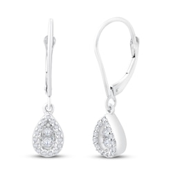 Previously Owned Diamond Earrings 1/4 ct tw 10K White Gold