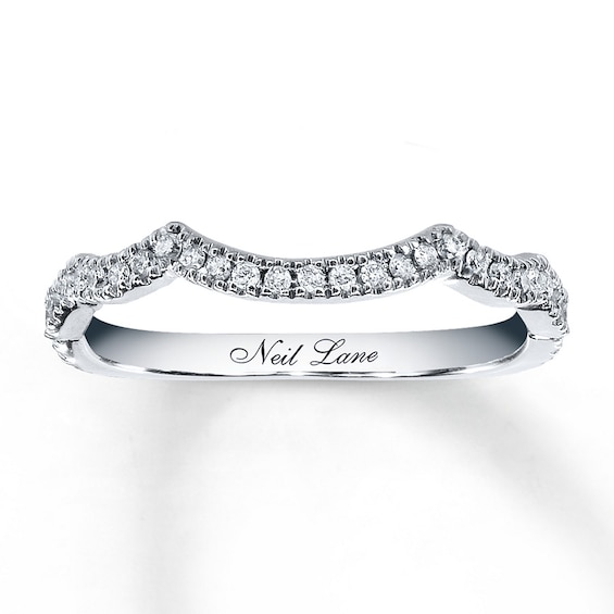 Previously Owned Neil Lane Wedding Band 1/5 ct tw Diamonds 14K White Gold