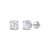 Thumbnail Image 1 of Previously Owned THE LEO Legacy Lab-Grown Diamond Round-Cut Solitaire Stud Earrings 1-1/2 ct tw 14K White Gold (F/VS2)