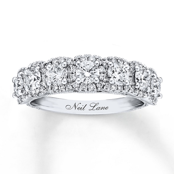 Previously Owned Neil Lane Anniversary Band 1-1/2 ct tw Diamonds 14K White Gold