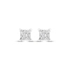 Thumbnail Image 2 of Previously Owned KAY Lab-Grown Diamonds Princess-Cut Solitaire Stud Earrings 1-1/2 ct tw 14K White Gold (F/SI2)