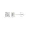 Thumbnail Image 3 of Previously Owned KAY Lab-Grown Diamonds Princess-Cut Solitaire Stud Earrings 1-1/2 ct tw 14K White Gold (F/SI2)