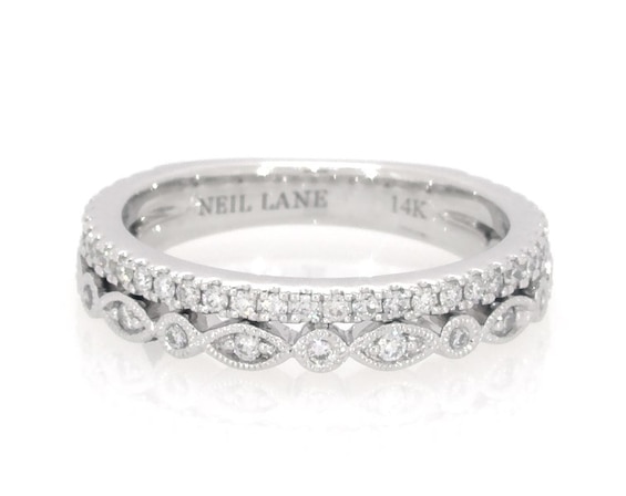 Previously Owned Neil Lane Diamond Anniversary Ring 1/4 ct tw Round-cut 14K White Gold