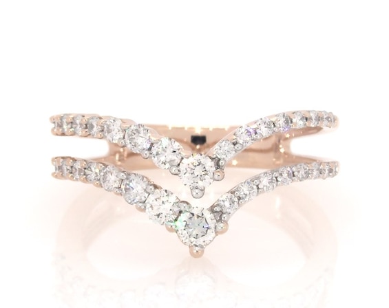 Previously Owned Diamond Enhancer Ring 3/4 ct tw Round-cut 14K Rose Gold