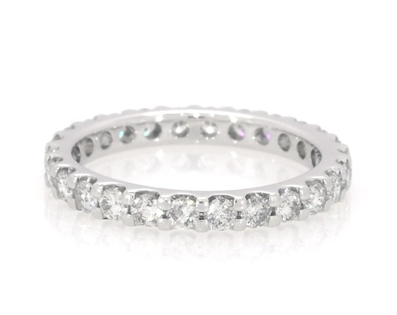 Previously Owned Diamond Eternity Ring 1 ct tw 14K White Gold