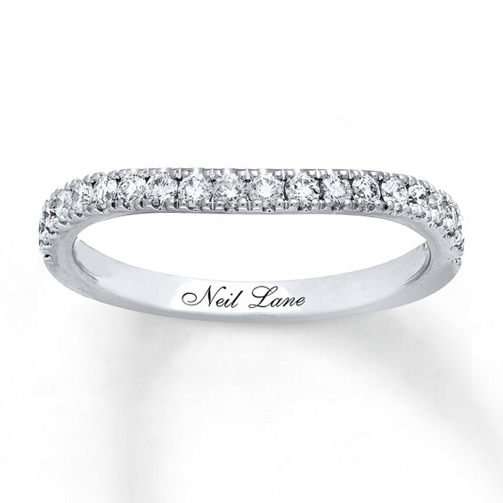 Previously Owned Neil Lane Wedding Band 3/8 ct tw Diamonds 14K White Gold