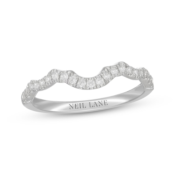 Previously Owned Neil Lane Diamond Contour Wedding Band 1/4 ct tw 14K White Gold