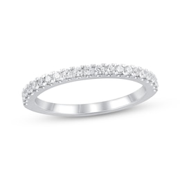 Previously Owned Lab-Grown Diamonds Anniversary Ring 1/4 ct tw 14K White Gold (F/VS2)