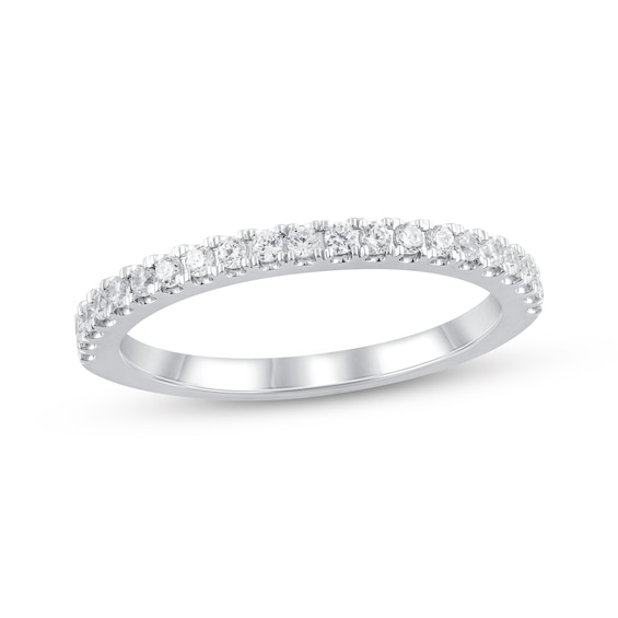 Previously Owned Lab-Grown Diamonds Anniversary Ring 1/4 ct tw 14K White Gold (F/VS2)